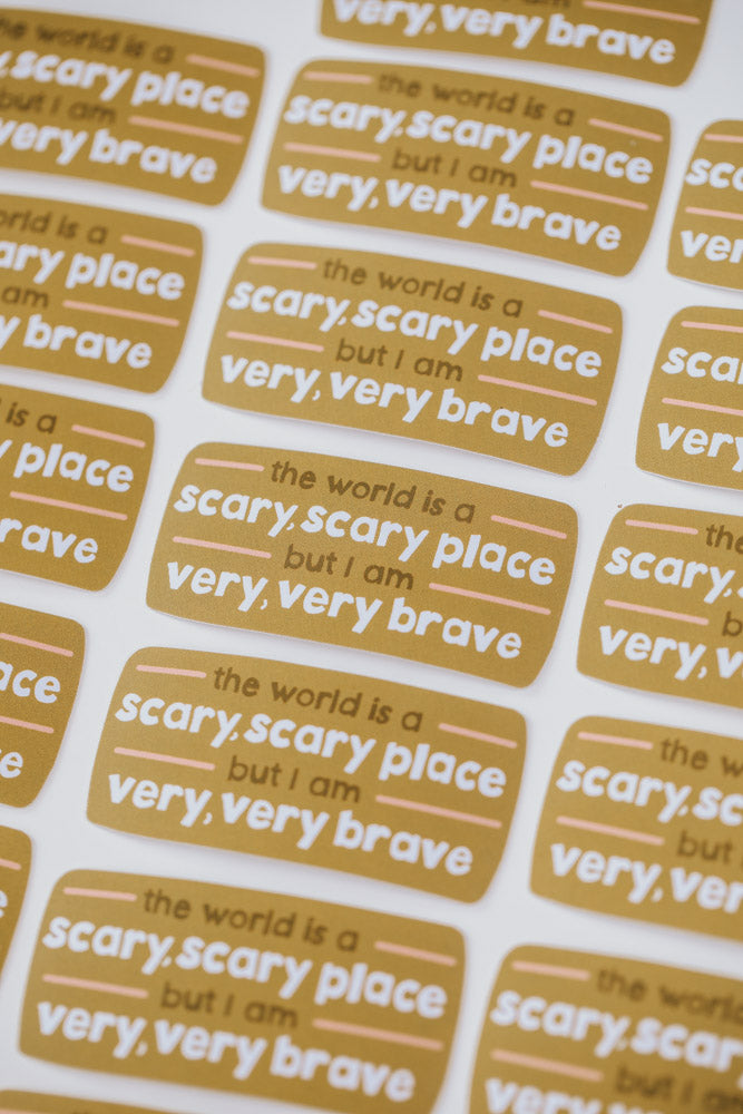 Very, Very Brave Sticker