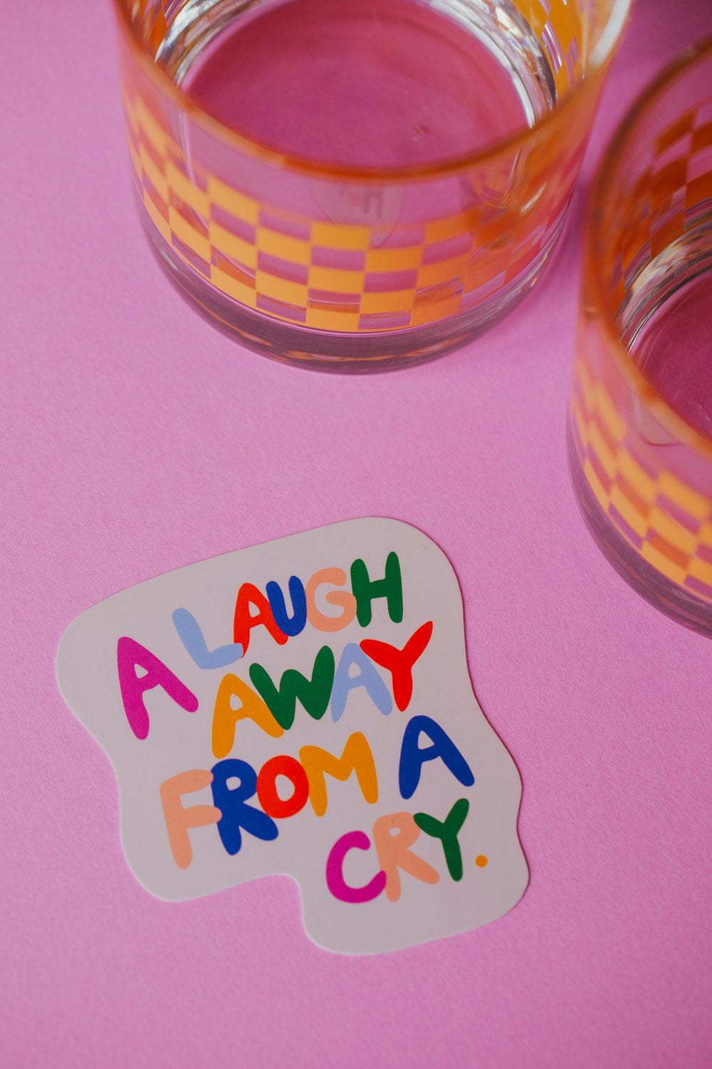 One Cry Away Sticker